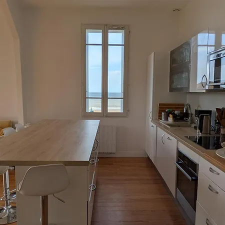 דירה Superbe Carmen, Magnifique Vue Mer, Acces Direct Plage, Proche Deauville *