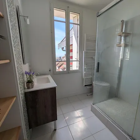 דירה Superbe Carmen, Magnifique Vue Mer, Acces Direct Plage, Proche Deauville *